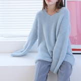 Vネックシャギーニット【韓国ファッション】 | Girly Doll | 詳細画像20 