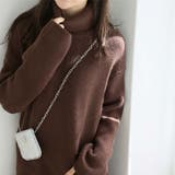 タートルネックロングニットワンピース【韓国ファッション】 | Girly Doll | 詳細画像33 