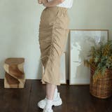 シャーリングギャザースカート【韓国ファッション】【春夏新商品】 | Doula Doula | 詳細画像4 