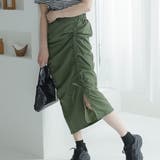 シャーリングギャザースカート【韓国ファッション】【春夏新商品】 | Doula Doula | 詳細画像8 