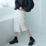 シャーリングギャザースカート【韓国ファッション】【春夏新商品】 | Doula Doula | 詳細画像21 
