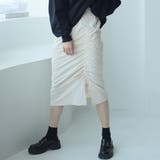 シャーリングギャザースカート【韓国ファッション】【春夏新商品】 | Doula Doula | 詳細画像24 