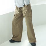 カーキ | ドロストカーゴパンツ【韓国ファッション】【春夏新商品】 | Doula Doula