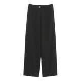 BLACK | サイドタックワイドパンツ | EGOIST