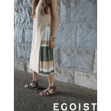 カラーボーダープリーツスカート | EGOIST | 詳細画像1 