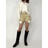 ハトメベルト付ツイルショートパンツ | EGOIST | 詳細画像12 