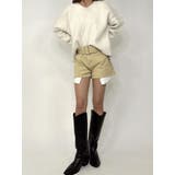 ハトメベルト付ツイルショートパンツ | EGOIST | 詳細画像9 