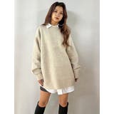 BEIGE | ロングシャギービッグニットトップス | EGOIST