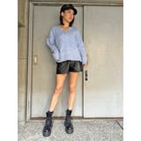 Vネックロングシャギーニットトップス | EGOIST | 詳細画像13