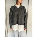 Vネックロングシャギーニットトップス | EGOIST | 詳細画像2