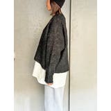 Vネックロングシャギーニットトップス | EGOIST | 詳細画像3