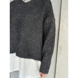 Vネックロングシャギーニットトップス | EGOIST | 詳細画像6