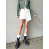 WHITE | ラップデニムミニスカート | EGOIST