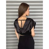 サテンカシュクールトップス | EGOIST | 詳細画像2