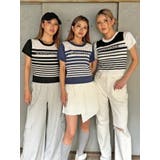 グラム・ヴィンテージボーダーニットトップス | EGOIST | 詳細画像12