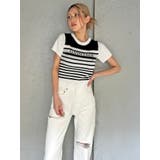 グラム・ヴィンテージボーダーニットトップス | EGOIST | 詳細画像17