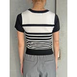 グラム・ヴィンテージボーダーニットトップス | EGOIST | 詳細画像4