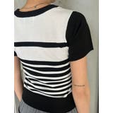 グラム・ヴィンテージボーダーニットトップス | EGOIST | 詳細画像6