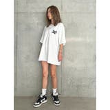 WHITE | BIG刺繍ユニセックス TシャツⅡ | EGOIST