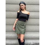 BLACK | アシメデザインカットリブTOP | EGOIST