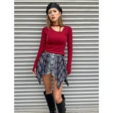 チェックシャツドッキングデニムショートパンツ | EGOIST | 詳細画像12