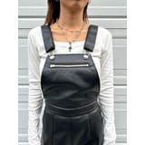 ソフトフェイクレザーサロペット | EGOIST | 詳細画像10 