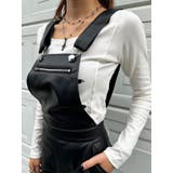 ソフトフェイクレザーサロペット | EGOIST | 詳細画像8 