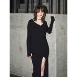 レースアップデザインニットワンピース | EGOIST | 詳細画像1