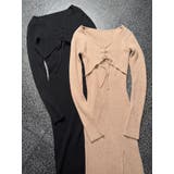 レースアップデザインニットワンピース | EGOIST | 詳細画像30