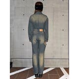 ヴィンテージ加工デニムオールインワン | EGOIST | 詳細画像5 