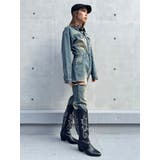 ヴィンテージ加工デニムオールインワン | EGOIST | 詳細画像9 