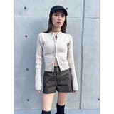 BEIGE | 2パターン編地デザインニットTOP | EGOIST