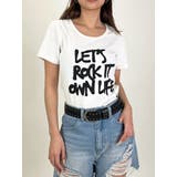 手書き風ロゴTシャツ | EGOIST | 詳細画像1