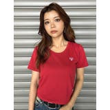 RED | ハートロゴチビTシャツ | EGOIST