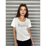 ラインストーンロゴTシャツ | EGOIST | 詳細画像2 