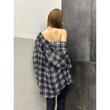 チェック柄シアーオーバーシャツ | EGOIST | 詳細画像15 