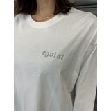 ラインストーンロゴユニセックスロンT | EGOIST | 詳細画像35