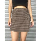 ラップデザインチェックタイトミニスカート | EGOIST | 詳細画像9 