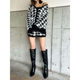 千鳥柄シャギーニットカーディガン | EGOIST | 詳細画像20