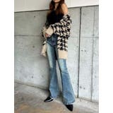 千鳥柄シャギーニットカーディガン | EGOIST | 詳細画像23