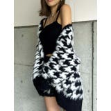 千鳥柄シャギーニットカーディガン | EGOIST | 詳細画像6