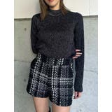 ラメボトルネックニットトップス | EGOIST | 詳細画像1 