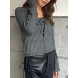 キャミ付レースUPニットトップス | EGOIST | 詳細画像2 