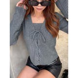 キャミ付レースUPニットトップス | EGOIST | 詳細画像5 