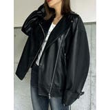 Backタックライダースジャケット | EGOIST | 詳細画像4 