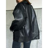 Backタックライダースジャケット | EGOIST | 詳細画像6 