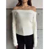 端シャギータイトオフショルニットトップス | EGOIST | 詳細画像11 