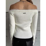 端シャギータイトオフショルニットトップス | EGOIST | 詳細画像13 