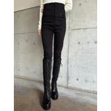 BLACK | Backクロスハイウエストスキニーパンツ | EGOIST