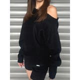 プレート付ワンショルラメニットトップス | EGOIST | 詳細画像1